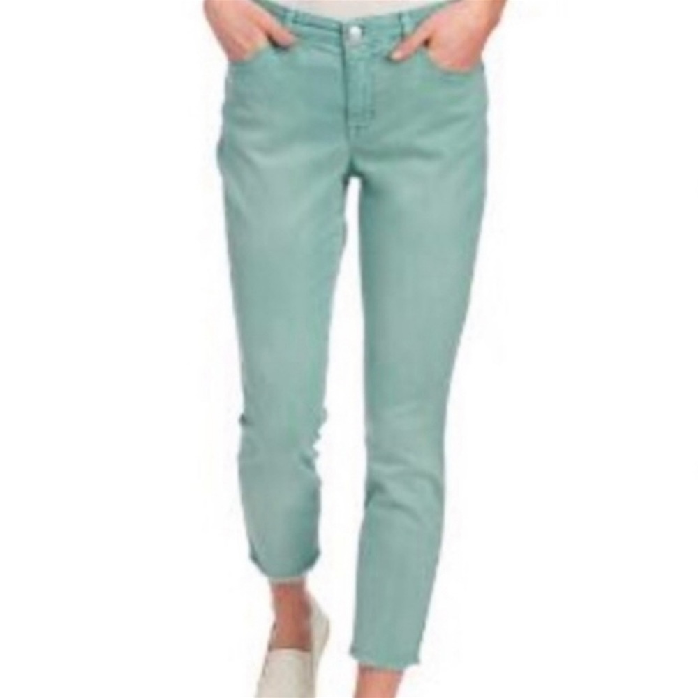 Nine West jeans gramercy skinny ankle jeans light blue color size 12